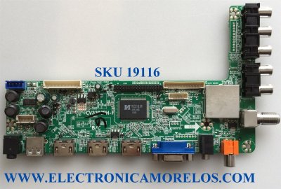 MAIN / QUASAR 4AJ2255 / CV3393BH-F / SMT1410026 / E252098 / PANEL SMT1410026 / MODELO SQ5001